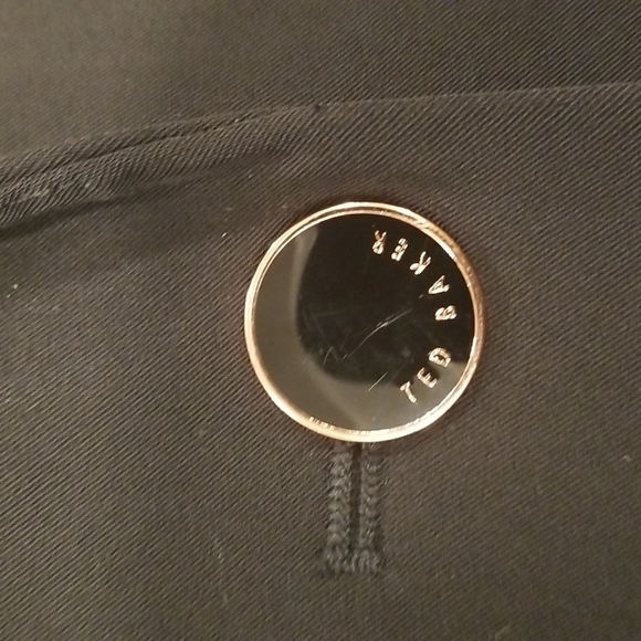 💕TED BAKER LONDON💕 Ricki Techno Crepe Suit Jacket ~ Black Size 4 NWT - Picture 10 of 12